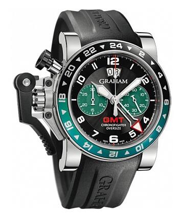 Replica Graham Watch 2OVGS.B12A.K10B Chronofighter Oversize GMT BRG Steel